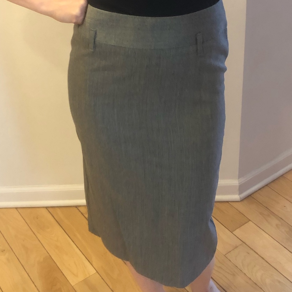 Benetton grey wool pencil skirt - Size 2 (38)